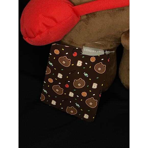 NWT - Aliquantum - Line Friends - Brown Bear Sweetieland 16" Plush - Picture 4 of 6